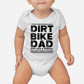 Dirt Bike Dad Bike | Motocross Enduro Shirt Baby Onesie | Crazezy UK