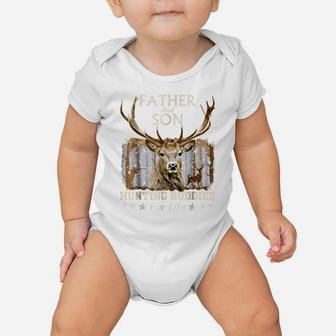 Father And Son Hunting Buddies For Life Gift For Dad Baby Onesie | Crazezy UK