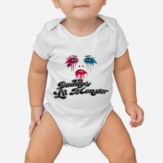 Great Gift For Daddys Little Monster Cute Baby Onesie | Crazezy AU