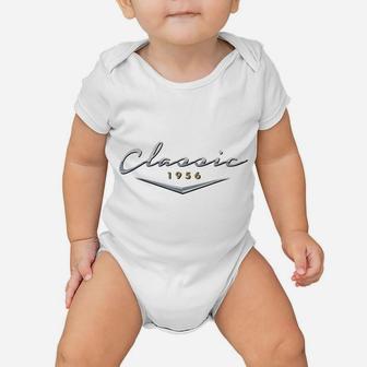 Mens Vintage Classic 1956 Birthday Gifts For Dad, Husband Baby Onesie | Crazezy
