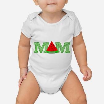 Mom Watermelon Funny Summer Fruit Mother Day Baby Onesie | Crazezy