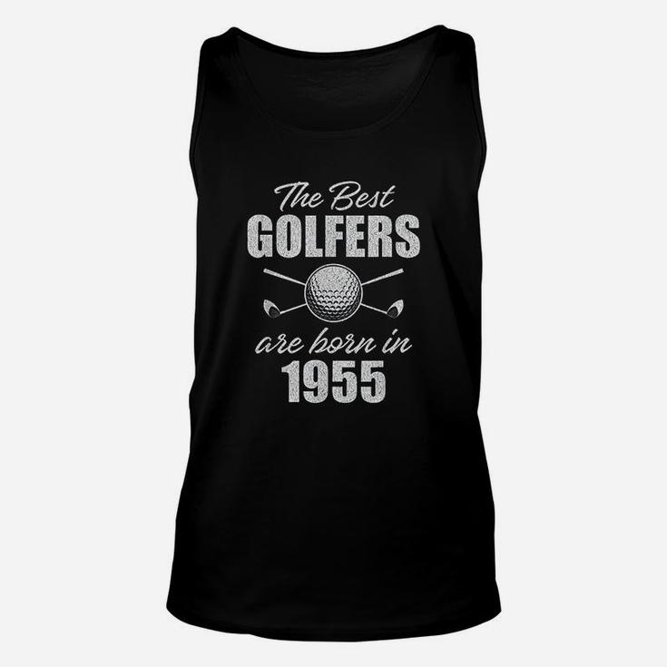 66 Year Old Golfer Golfing 1955 66th Birthday Unisex Tank Top