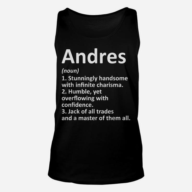 ANDRES Definition Personalized Name Funny Birthday Gift Idea Unisex Tank Top