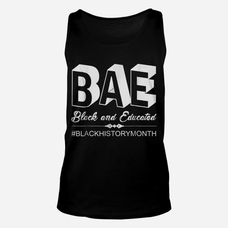 BAE Black And Educated Black History Month Unisex Tank Top
