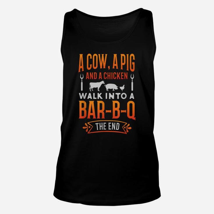 Barbecue BBQ Joke Gift For Grill Master Chef Unisex Tank Top