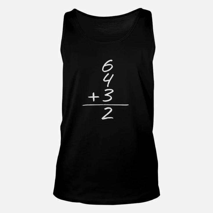Baseball Inspired 6 4 3 Double Play Turn Two Design Unisex Tank Top