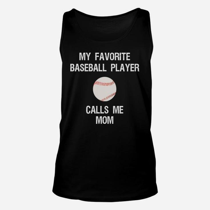 Baseball Mom Shirt - Funny Proud Baseball Mom Favorite Unisex Tank Top