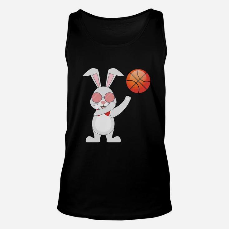 Basketball Bunny Rabbi Kids Youth Boys Girls Unisex Tank Top