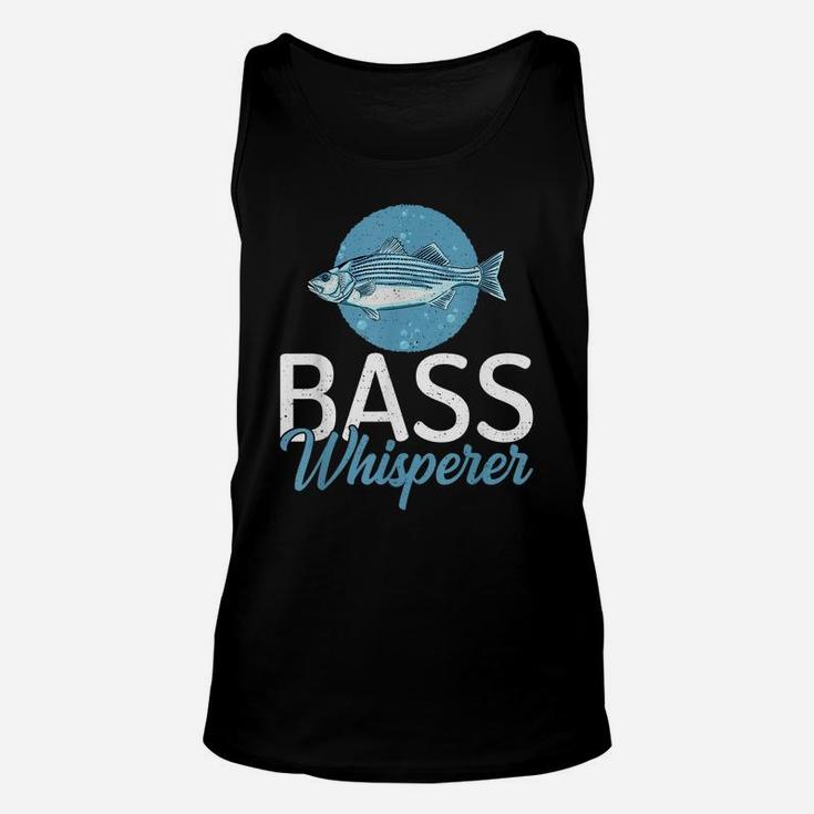Bass Whisperer Angling Hunting Fishing Unisex Tank Top