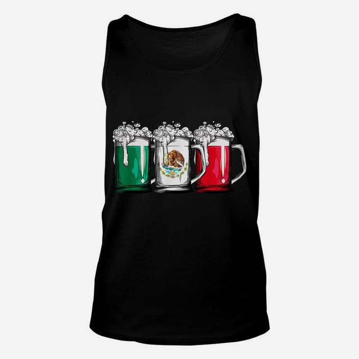 Beer Mexican Flag T Shirt Cinco De Mayo Women Mexico Gifts Unisex Tank Top