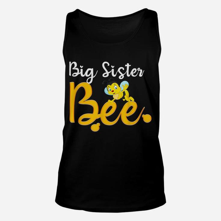 Big Sister Bee Matching Family First Bee Day Outfits Unisex Tank Top