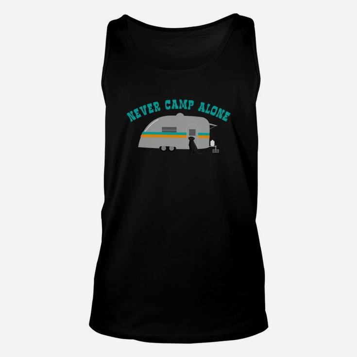 Black Labrador Retriever Shirt Dog Rv Funny Camping Unisex Tank Top