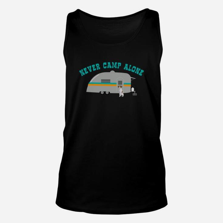 Brittany Spaniel Shirt Dog Rv Funny Camping Travel Trailer Unisex Tank Top