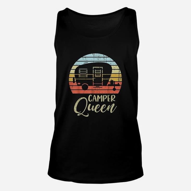 Camper Queen Classy Sassy Smart Assy Matching Couple Camping Unisex Tank Top