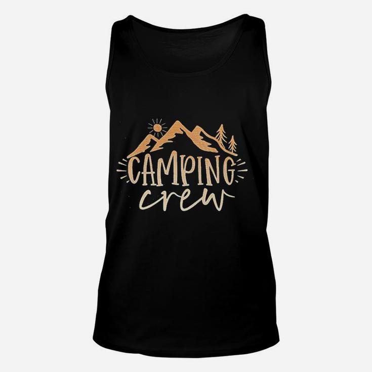 Camping Crew Mountain Graphic Mountain Hiking Unisex Tank Top