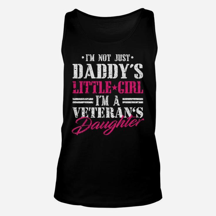 Daddys Little Girl Veteran Dad Veterans Day Gift Shirt Unisex Tank Top