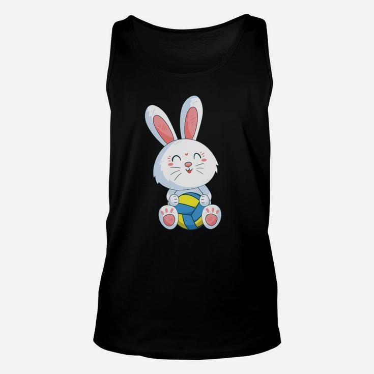 Easter Bunny Volleyball Ball Easter Day For Kids Unisex Tank Top