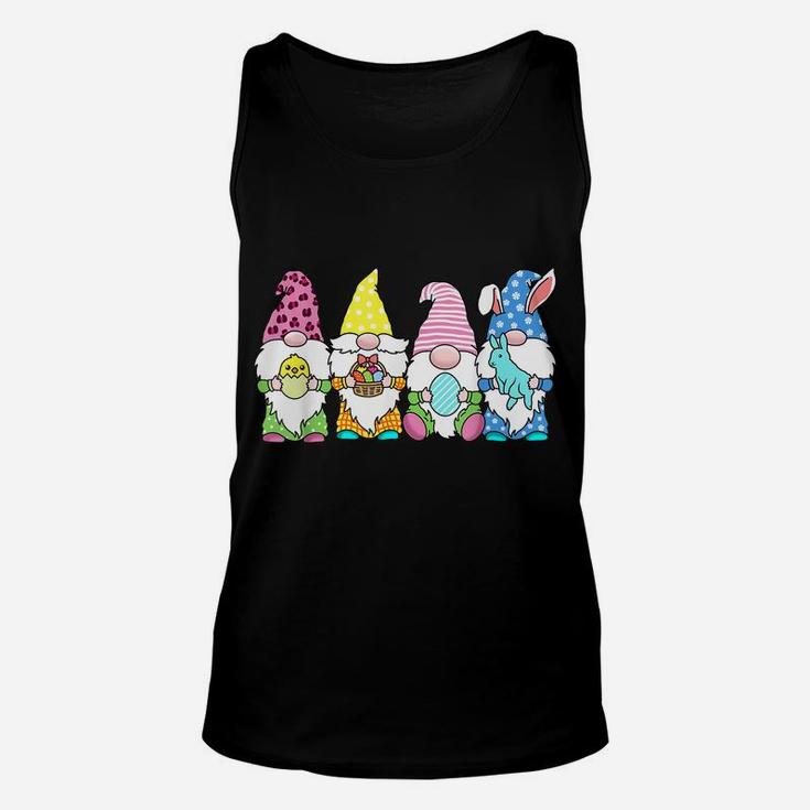 Easter Gnome Shirt Egg Hunting Women Spring Gnomes Unisex Tank Top