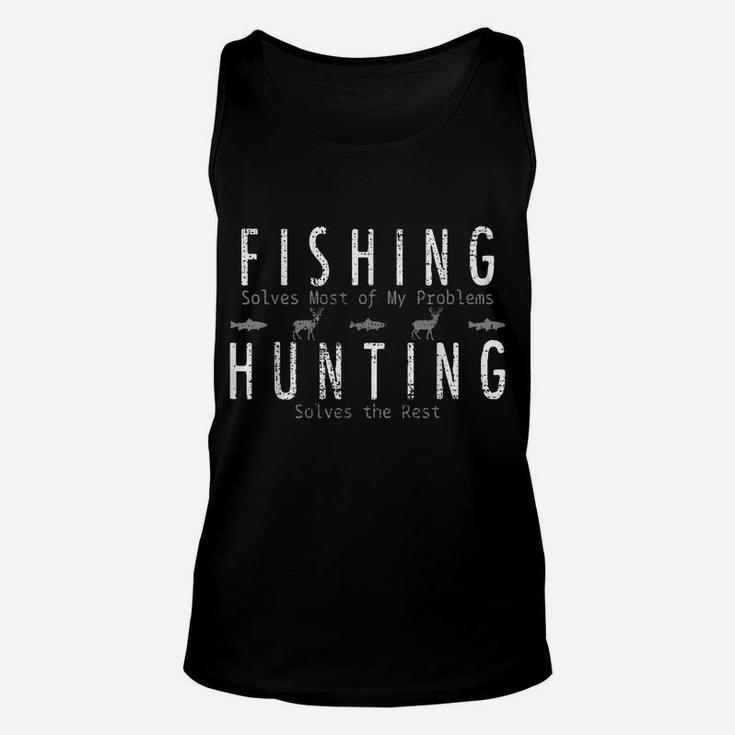 Fishing  Hunting Tshirt Hunter Tee Gift Hunt Unisex Tank Top