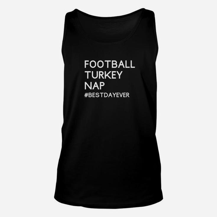 Football Turkey Nap Funny Thanksgiving Premium Unisex Tank Top