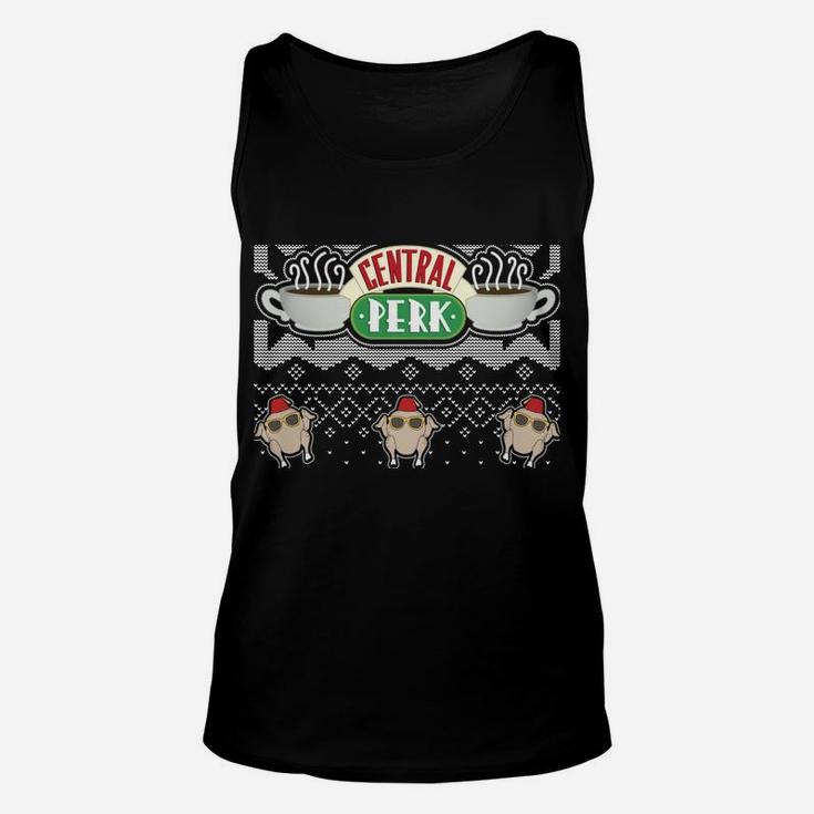 Friends Christmas Central Perk Ugly Sweater Style Sweatshirt Unisex Tank Top