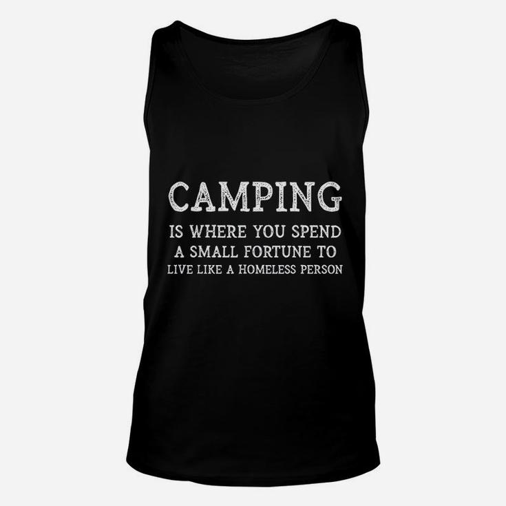 Funny Camping Trip Joke Saying Family Camping Trip Unisex Tank Top