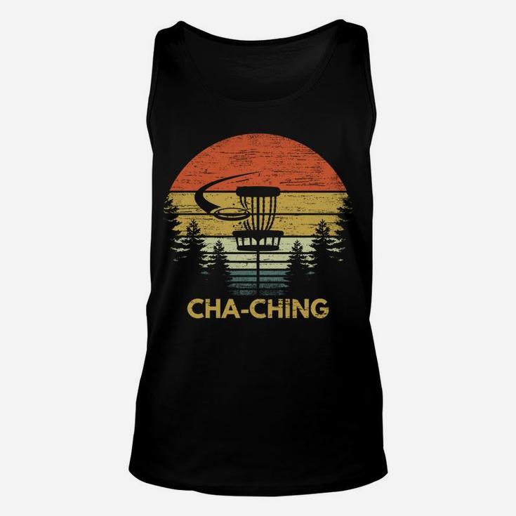Funny Cha-Ching Disc Golf Basket Satisfying Sound Gift Unisex Tank Top