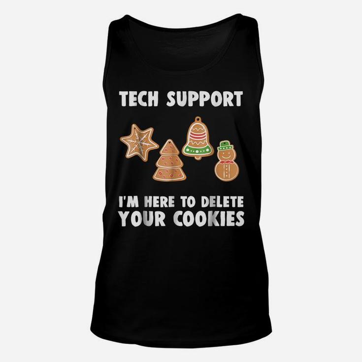 Funny Christmas Tech Support Shirt Computer Programmer Gift Unisex Tank Top