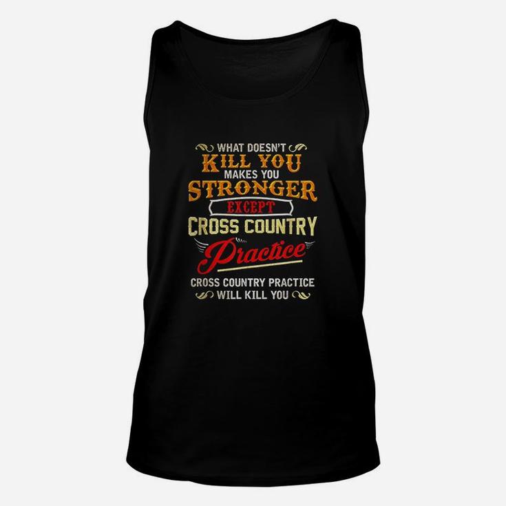 Funny Cross Country Runner Gift For Running Coach Unisex Tank Top
