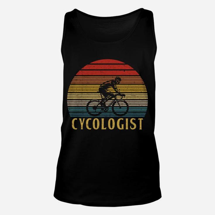 Funny Cycologist Shirt Bicycle Bike Rider Cool Gift Vintage Unisex Tank Top