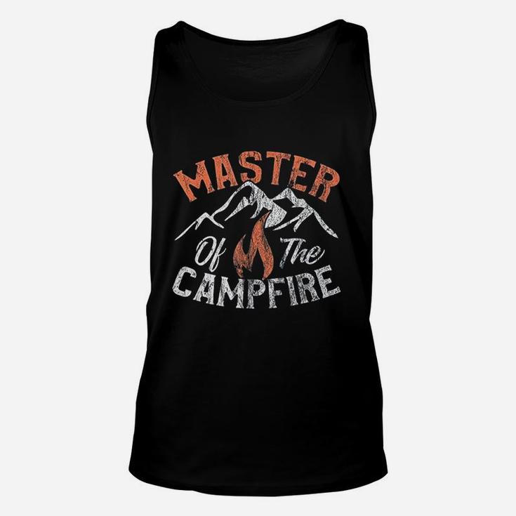 Funny Outdoor Camping Gifts Men Women Master Of Campfire Unisex Tank Top