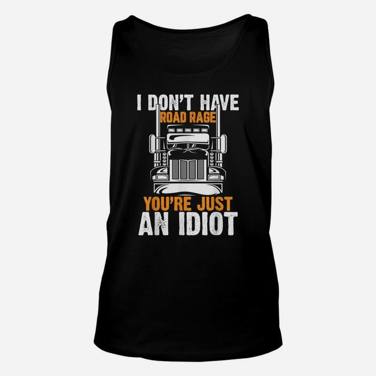 Funny Trucker Truck Driver Trucking Dads Father Men Gift Unisex Tank Top