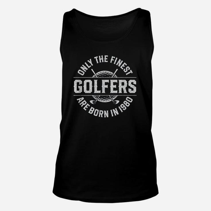 Gift For 41 Year Old Golfer Golfing 1980 41st Birthday Unisex Tank Top