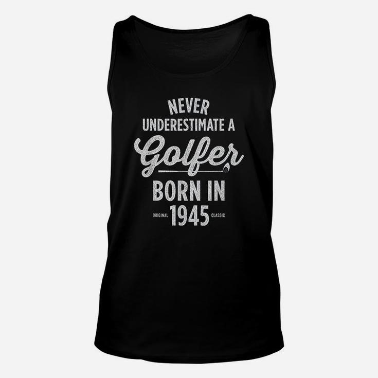 Gift For 76 Year Old Golfer Golfing 1945 Unisex Tank Top