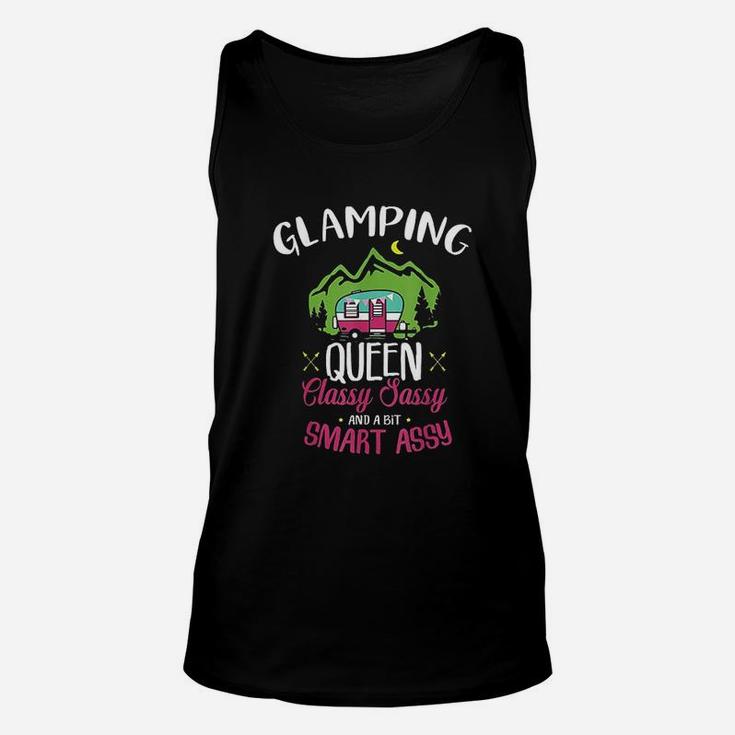 Glamping Queen Classy Sassy Smart Assy Camping Unisex Tank Top