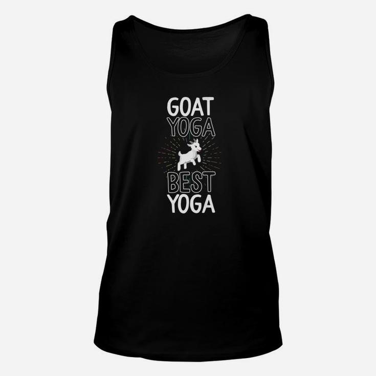 Goat Yoga Best Yoga Women Funny Class Gift Farm Unisex Tank Top