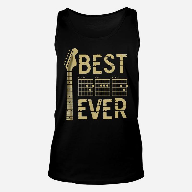 Guitarist Father Best Dad Ever D A D Chord Gifts Guitar Unisex Tank Top