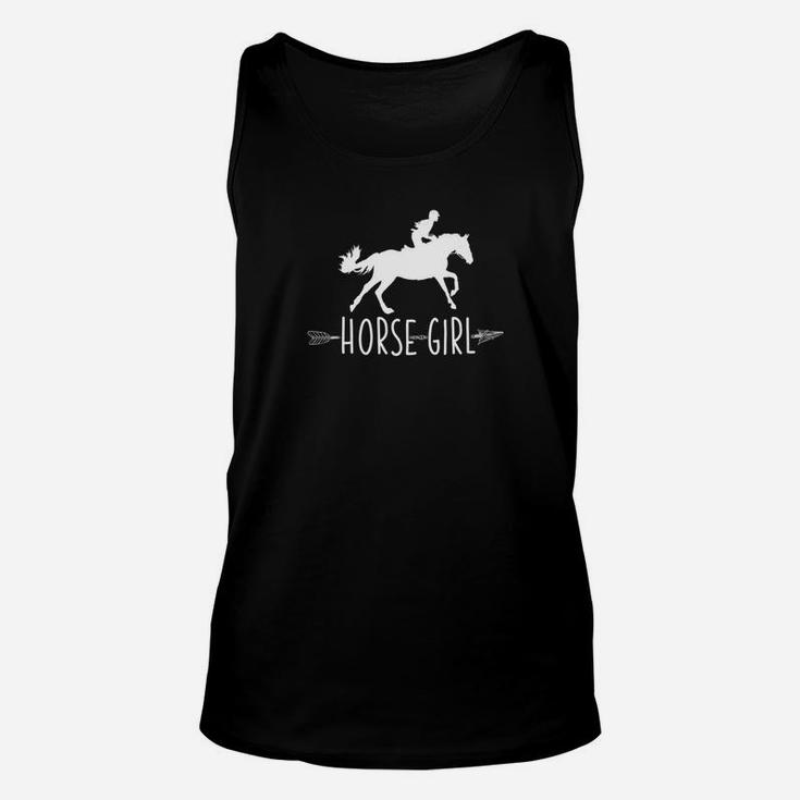 Horse Girl I Love My Horses Racing Riding Tee Gift Unisex Tank Top