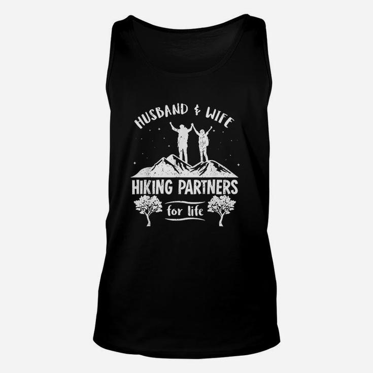 Husband And Wife Hiking Partners For Life Unisex Tank Top