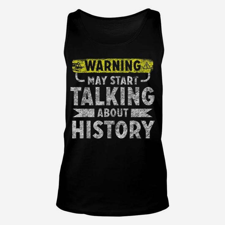I Love History Shirt Funny History Lover Gift Unisex Tank Top