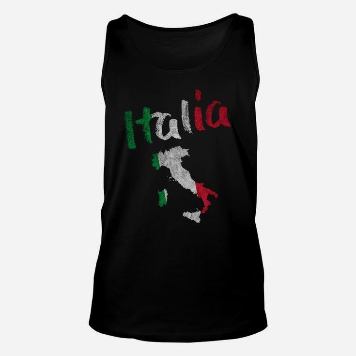 Italian T Shirts Italia Italy Vintage Distressed Flag Gift Sweatshirt Unisex Tank Top