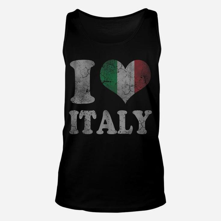 Italy Italian Flag Love Italia Italiano Unisex Tank Top
