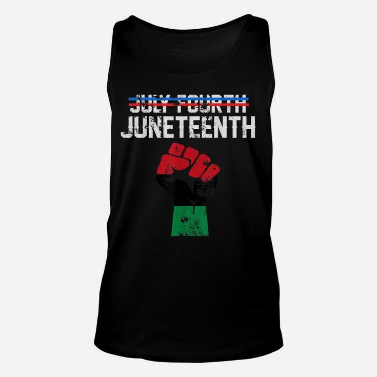 Juneteenth Shirt Black History American African Freedom Day Unisex Tank Top