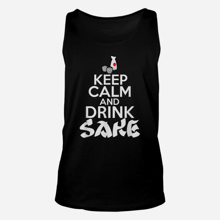 Keep Calm And Drink Sake Japan Unisex Tank Top