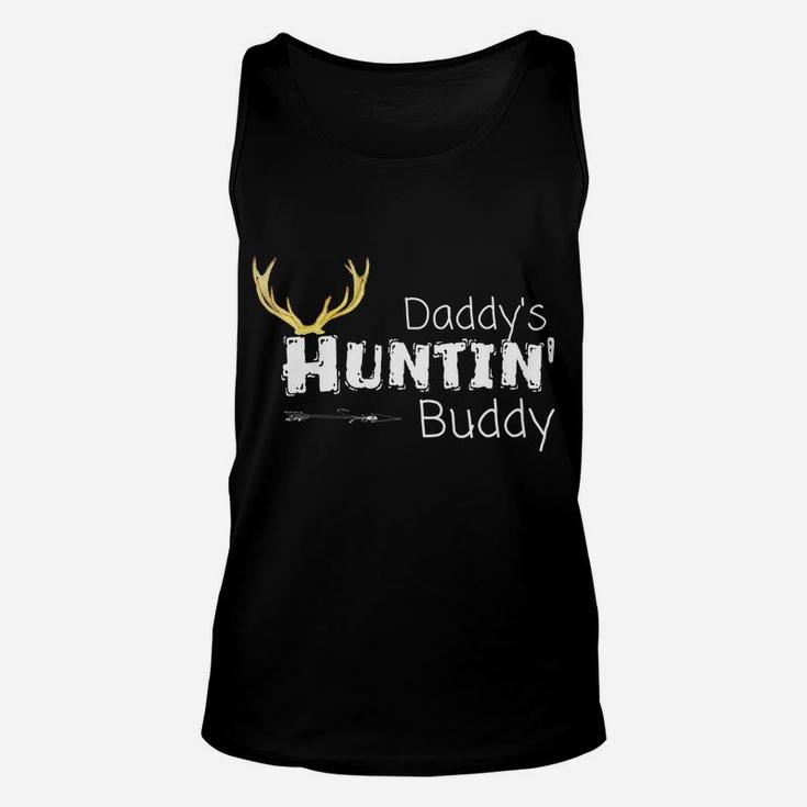 Kids Daddys Hunting Buddy Clothes Boy Girl Toddler Deer Hunter Unisex Tank Top