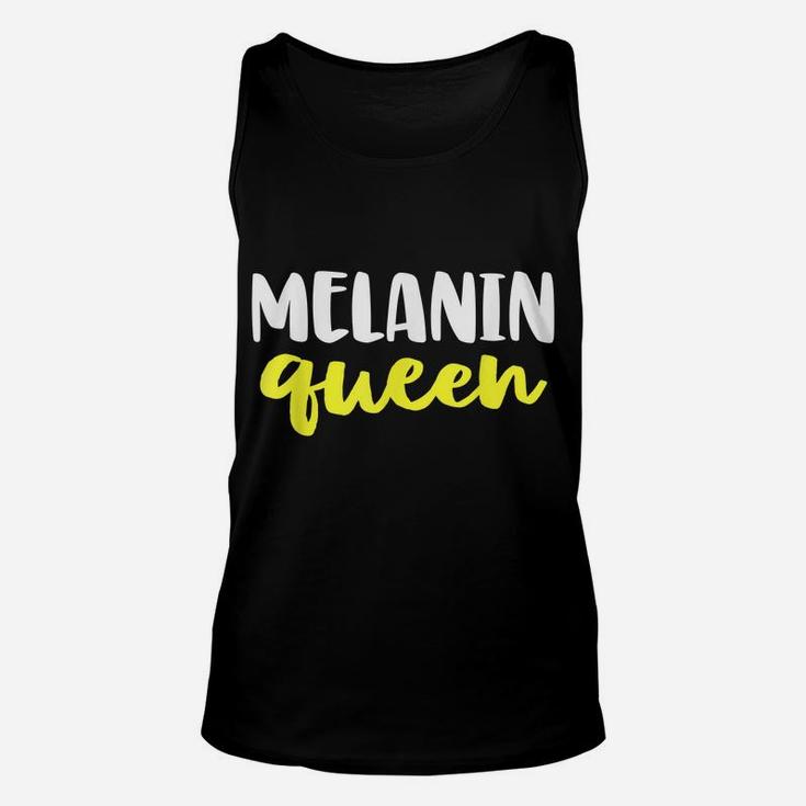 Melanin Queen Shirt For Women Pride Black History Month Unisex Tank Top