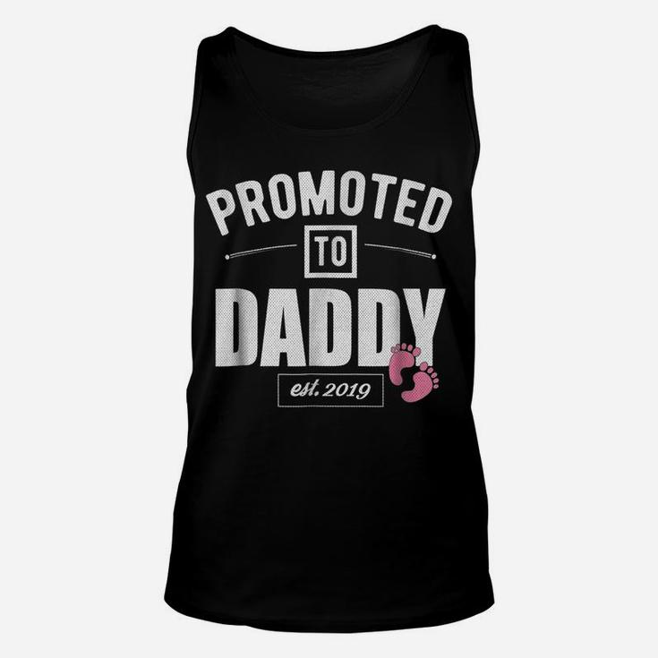 Mens Vintage Promoted To Daddy Its A Girl 2019 New Dad Shirt Unisex Tank Top