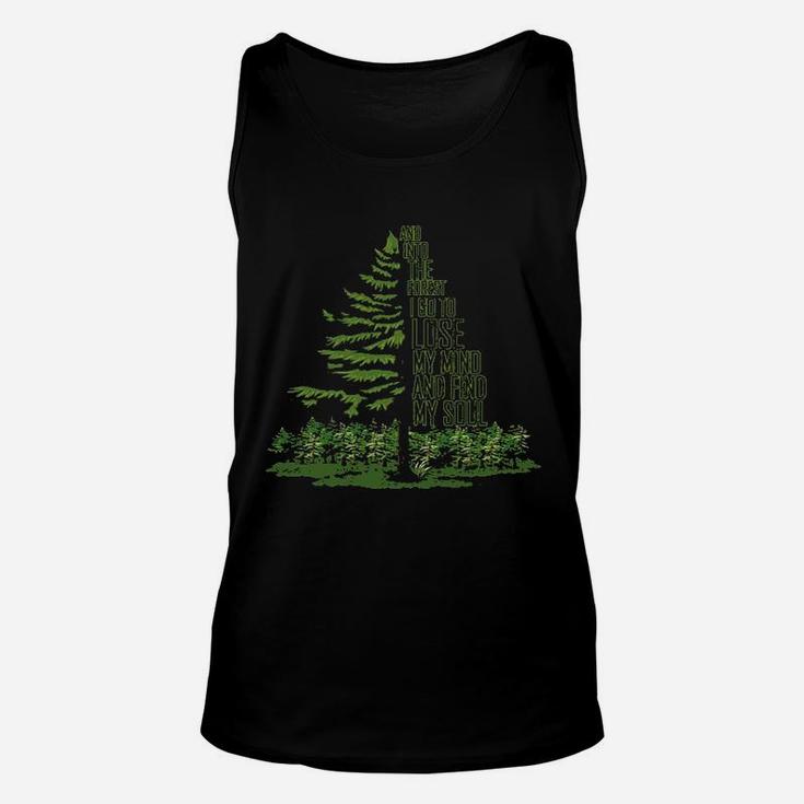 Nature Lover Camping Adventure And Into The Forest I Go Unisex Tank Top