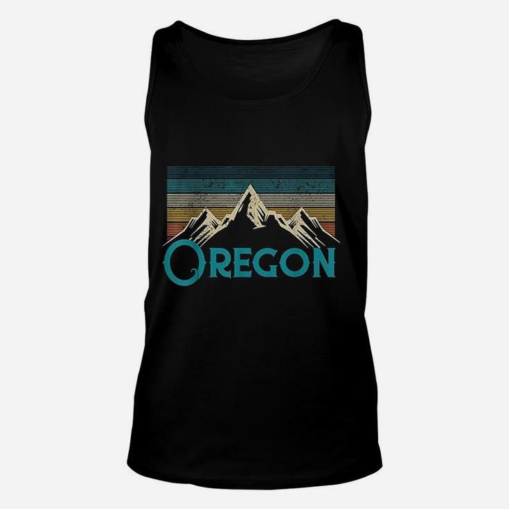 Oregon Vintage Mountains Retro Hiking Unisex Tank Top