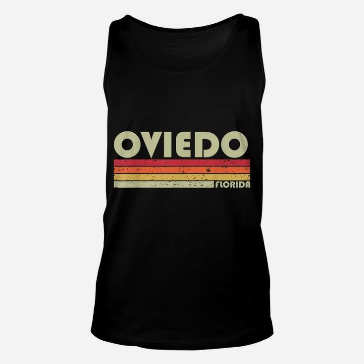 Oviedo Fl Florida Funny City Home Roots Gift Retro 70S 80S Unisex Tank Top
